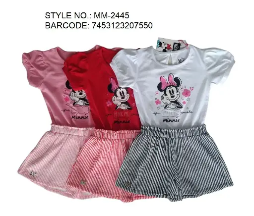 [MM-2445] Minnie Conjunto Infantil Niña	