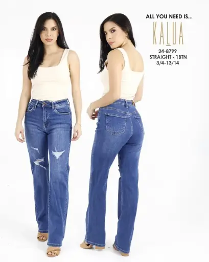 [24-8799] Kalua Pantalon Jeans Dama