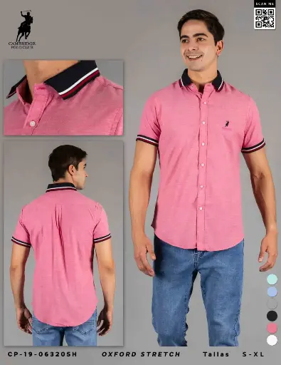 [CP-19-063205H] Cambridge Polo Camisa Hombre