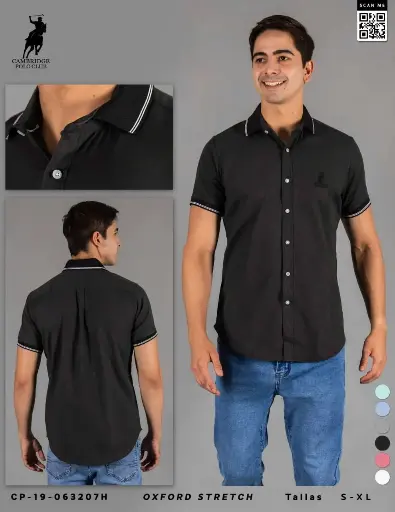 [CP-19-063207H] Cambridge Polo Camisa Hombre