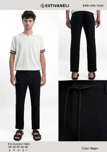 [EWR-24M-19025] Estivaneli Pantalon Hombre