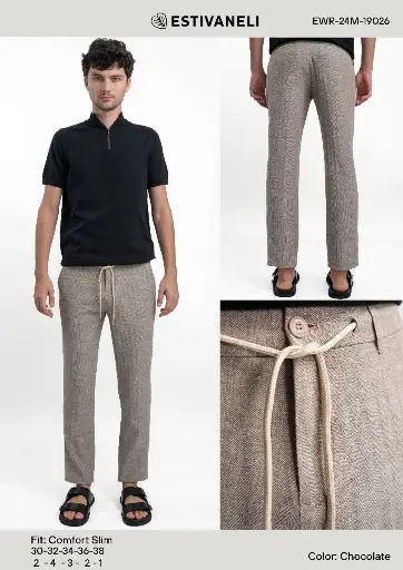 [EWR-24M-19026] Estivaneli Pantalon Hombre