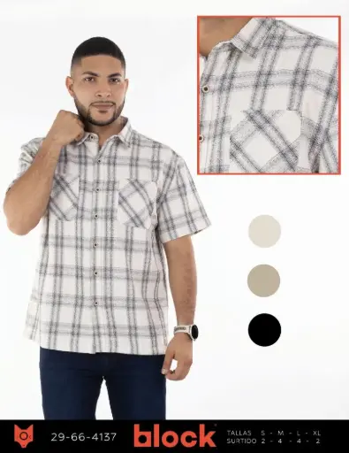 [29-66-4137] Block Camisa Hombre