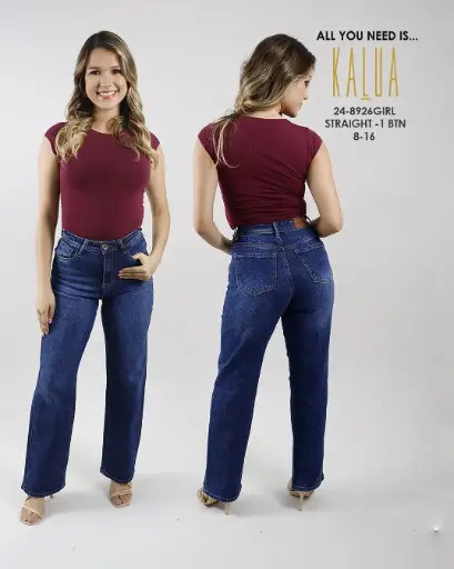 [24-8926GIRL] Kalua Pantalon Jeans Juvenil Niña