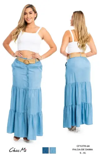 [CF1278-64] Chic Mi Falda Dama