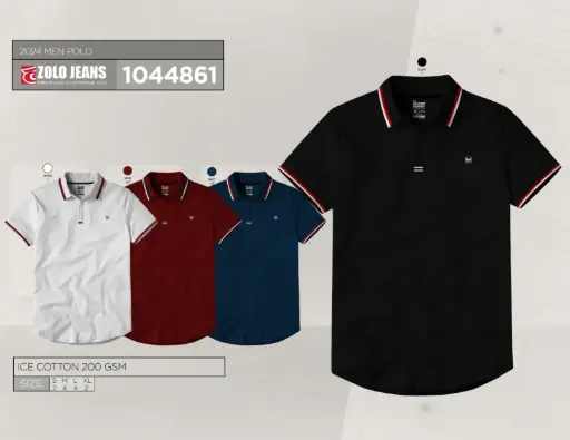 [1044861] Zolo Jeans Camiseta Polo Hombre